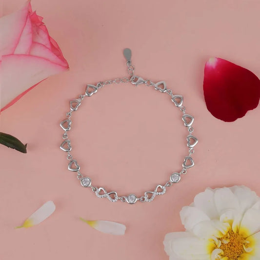 Heartline Infinity Bracelet