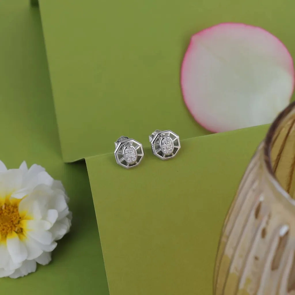 Imperial Octagon Earrings