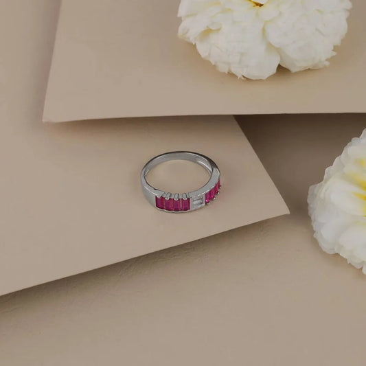 Pink Crystal Ring