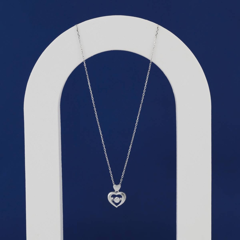 [CS-HRT-006] Heart with a Stud Chain