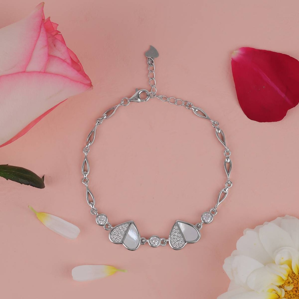 [BR-HRTL-003] Heart Leafline Bracelet