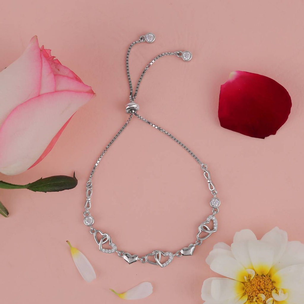[BR-ENTH-010] Entwine Hearts Bracelet