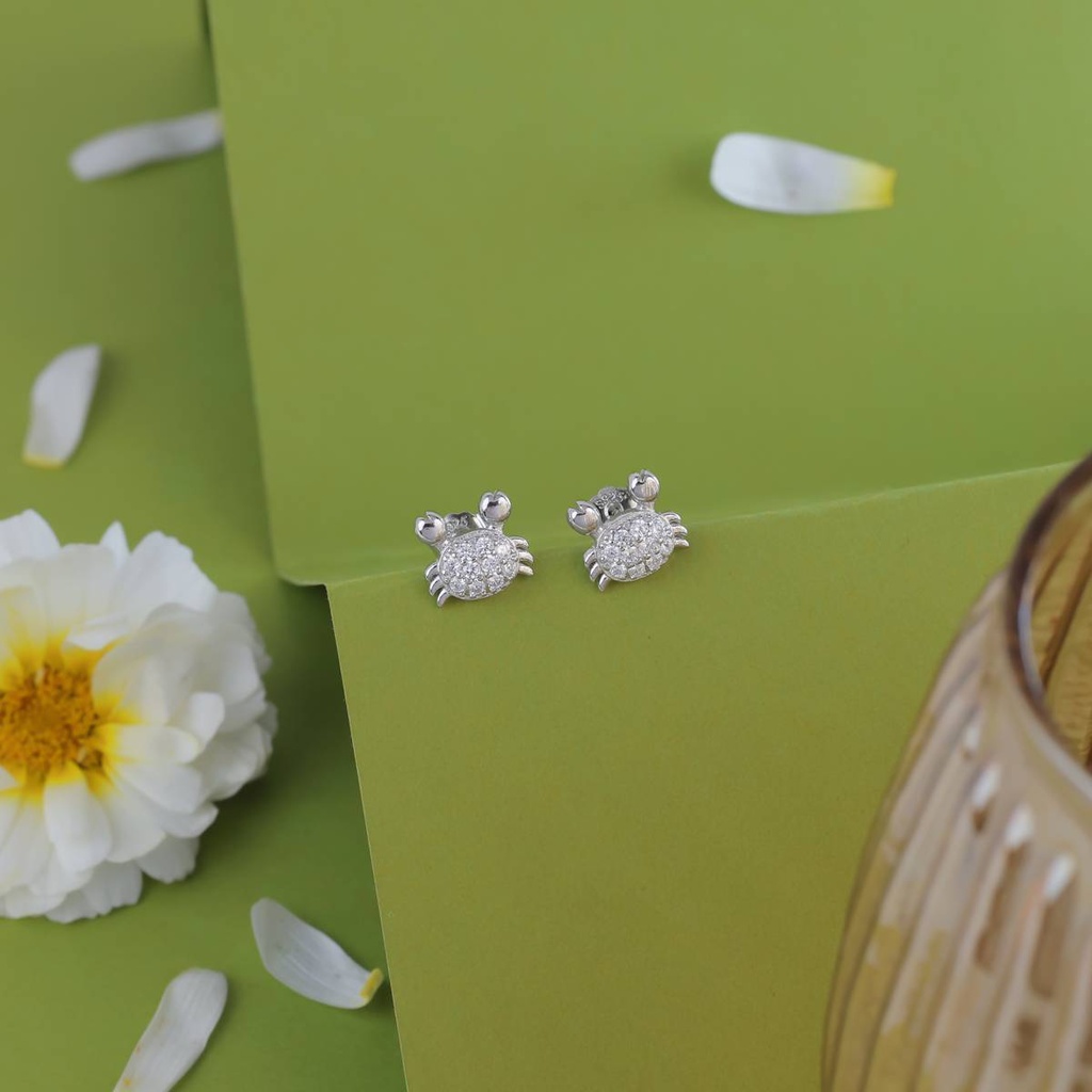 [ER-CRAB-009] Sparkle Crab Earrings